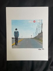 Original Eminem “Recovery” Album Cover Acrylic Painting
