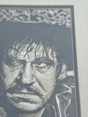 ANTIQUE PAINTING PORTRAIT MEXICAN MAN MEN SIGNED MONTY ORR ILLUSTRATION VINTAGE