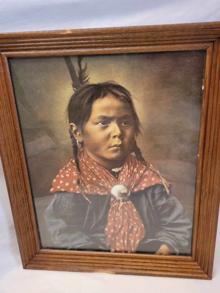 “Cheyenne Boy” – The Huffman Pictures – Vintage Painting / Print