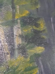 WINDBERG TECHNIQUE!! SIGNED D MILLER LANDSCAPE OIL ON WINDBERG ART PNL MUST SEE!