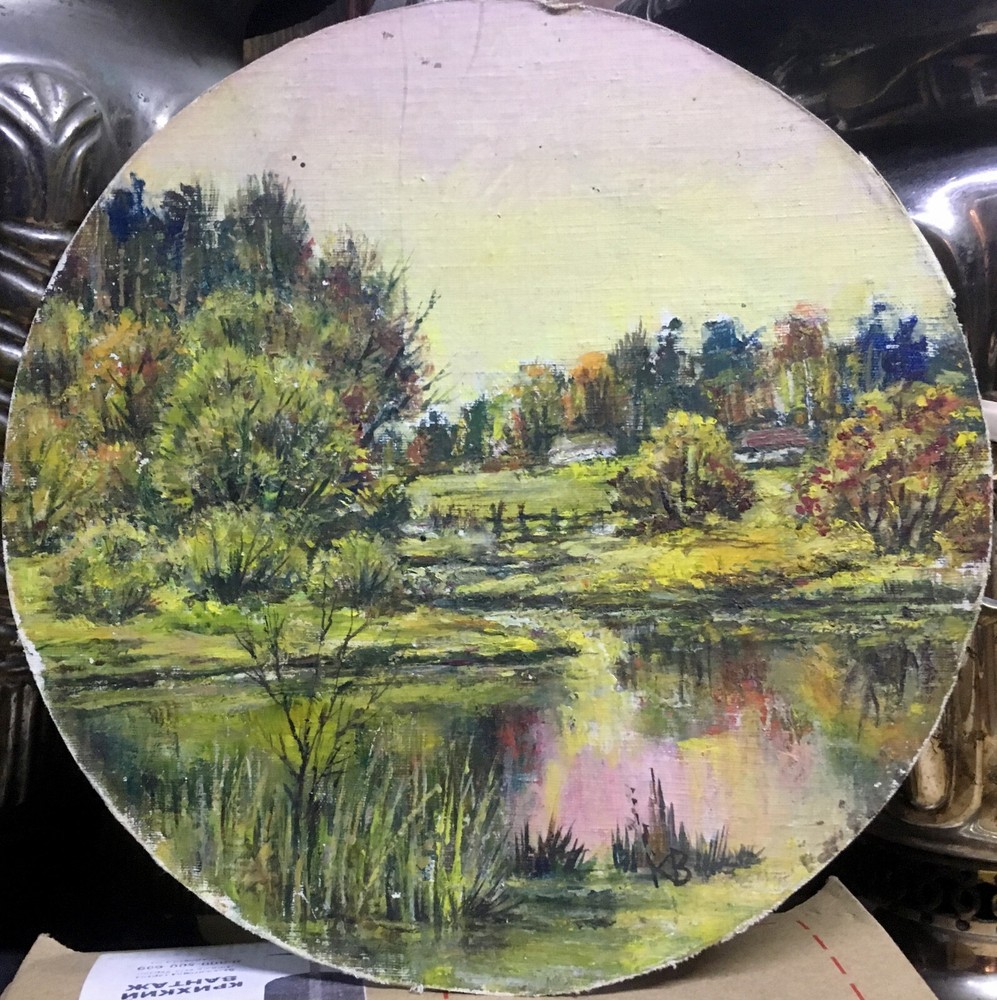 Oil Painting Unframed Forest Landscapes Kizenko V Original Painting Art n605
