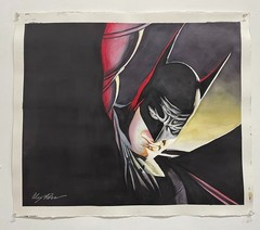 Batman Painting – Alex Ross painting -Pop Art – Comic Book art