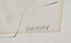 ALFRED BIRDSEY ORIGINAL WATERCOLOR BERMUDA LANDSCAPE PAINTING (E)