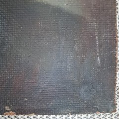 Vtg Painting Portrait Black African American Man On Board Signed Wortha Miller