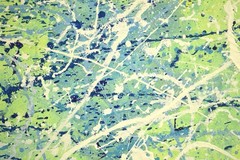 Jackson Pollock Style Giant Canvas Painting 81”X62” (6 Foot 9 inch) Abstract