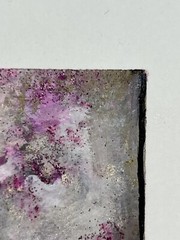 Mixed Media Mini Painting Ink Metallic Powders and Dyes Kathryn Vaughn Botti