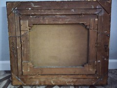 V. MAGAARD Oil Painting Canvas -13″ x 17″ framed 19,5″ x 23″