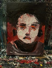 original art. Parsons People. Signed. 5×7