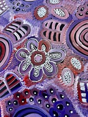 Dulcie Long Pula. Authentic Aboriginal Art. Incl, COA, Photo’s.size 120 x 60cm