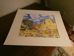 Moab Utah Original Watercolor Signed Doug Sorrell
