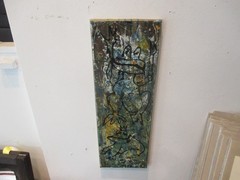 Oil Frogs Toads Amphibians 60×20 Orig. sign. Oil painting-LW ZM art milling