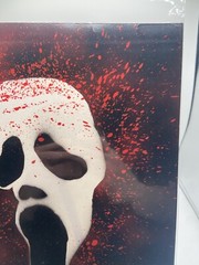 Original Handmade Ghostface-Inspired Spray Paint Art 11×14 Horror Decor