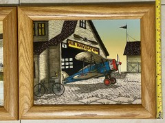 h.hargrove paintings Excellent Collection Frame Oak Solid