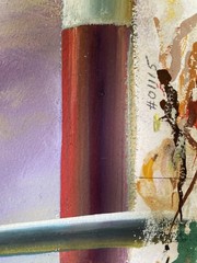 original illustration painting, Thomas Eaton, Thoroughbred horses , Horse Racing