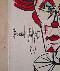 Bernard Buffet Signed Expressionist Oil Painting on Canvas – French Modern Art