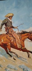 Rex Dawson Listed Artist American Western Art Painting