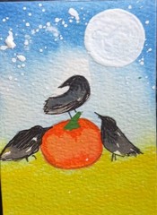 Aceo Mixed Media Art Card