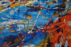 Mark Little original￼￼, Painting 81” X 62” Extra Large,Abstract,Modern, Pop XL