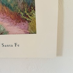 Mary Silverwood High Desert Post Western Gallery Santa Fe Print Poster 26×32”