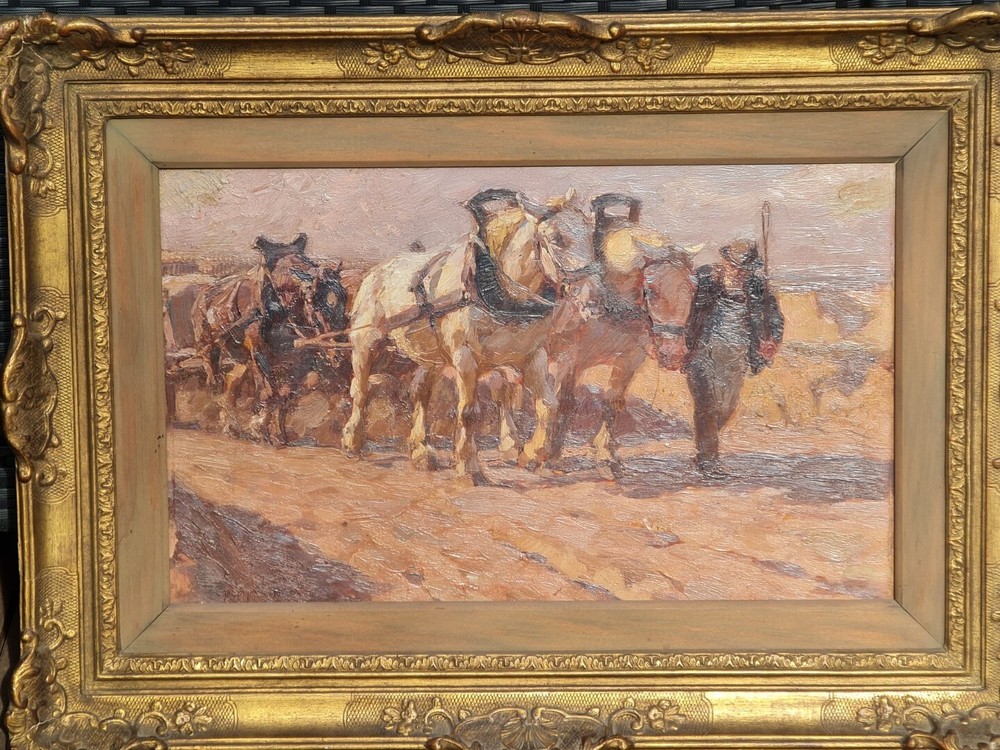 Oil painting Julius Paul Junghanns 1876 – 1958