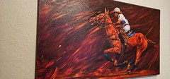 Original Woman Polo Player by Artist Jhr. Kees Van Citters