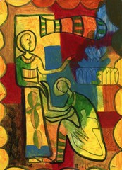 CUBAN ART #023 ** YONEL ** FOR YOU 18X25″ SIGNED ON CANVAS