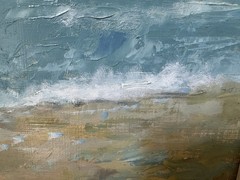GUNNAR ANDERSON (1927-2022) Original Oil Painting SEA SHORE California Artist