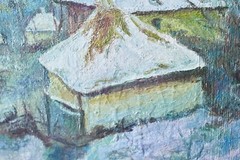Ukrainian OIL Landscape painting 26X20cm Roman Evchyn Роман Євчин