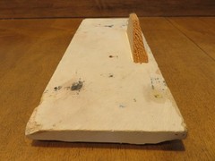 Handmade Olive Tree Painting on Stone from Israel, Used