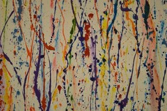 Mark Little Original Giant Profesional Painting 84”X62” (7 Foot) Abstract Modern
