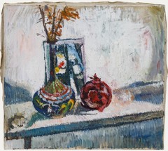 Mark Ford – 20th Century Oil, Ceramic and Pomegranate