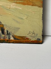 Donald Archer Painting Sea View Modernist Expressionist California Listed Famous
