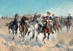 Frederic Remington Dismounted Reproduction – Giclee Canvas/Paper/Stretched