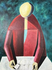 Duilio Barnabe(Handmade) Oil On Canvas Signed & Stamped Framed Painting