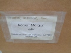Robert Morgan The Surfer Painting Watercolor On Paper Signed Listed Art