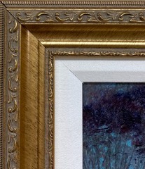 James Llewelyn „On the Summer Field“ Signed Framed Original Eglomise New Art