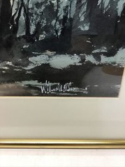 W. Donaldson Watercolor “A Day Ending” Framed 19” x 12.75” Sight 13.75” x 7.5”
