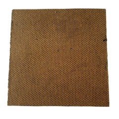 Vintage Artist Palette Painting Black Ground Art Studio Burlap Back Board 5×5