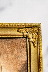 Refined Antique 19th Century Metal Framed Portrait Miniature Painting Woman