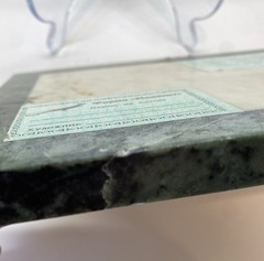 Russia Handmade Landscape Crushed Gem Stones Size 8 5/8”X 6 3/8” Label & *Signed