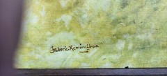 Frederic Remington The Smoke Signal Painting Hand Painted Repo Aaron Ashley