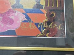 Otto Aguiar Framed Limited Edition Signed Giclee – Afternoon Promenade ***READ**