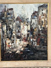 Christophe Charpides Original Oil Painting , Signed – Framed
