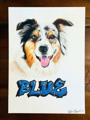 Custom Pet Portrait 8×11”