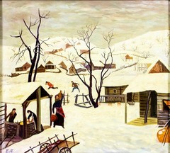 AFTER Helene Akhvlediani (Tbilisi,GA,1898-1975) oil painting 153565