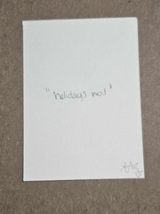ACEO 2.5″ x 3.5″ Original Watercolor Art by Hope Soul – „Holidays No. 1“