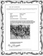 Azoulay „Embuscade“ RARE Etching 42 of Edition of 75 – Not Framed 22″ X 30″