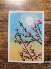 ACEO *Art Print Original Watercolor Flowers in the Sun 2.5×3.5