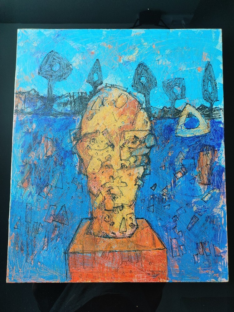 Original Oil Painting by Cristian Tiburcio 2005 Bonao Dominican Republic
