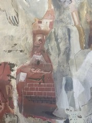 HARVEY PARKS ORIGINAL SIGNED PAINTING ABSTRACT MID-CENTURY 72×72 FOR RESTORATION